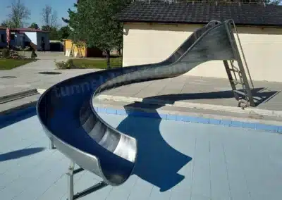 Aqua TREND water slide, 120° turn