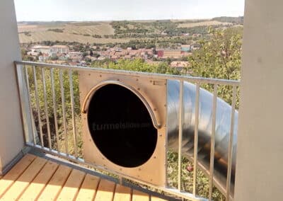 Tunnelrutsche PH 5090 mm, Turm Permonium, Oslavany, Tschechische Republik