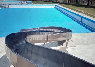 Water slide, PH 3,75 m, L 22 m L, Vrdy, CZ