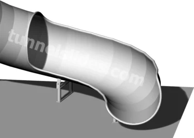 Type C, curved with raised sides