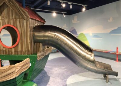 Mini tunnel slide for kids