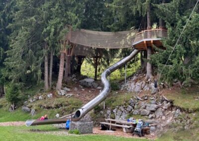 Tunnelrutschbana utomhus PH 9500, Stockhütte